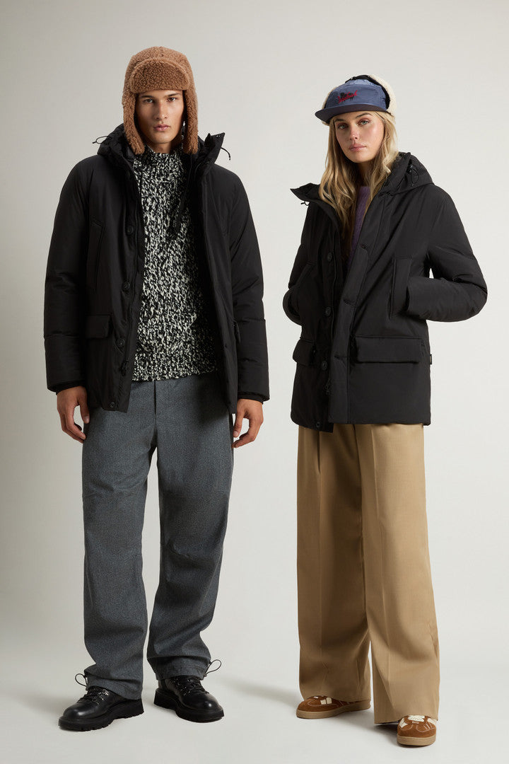 Cloud Arctic Parka with Hood Black