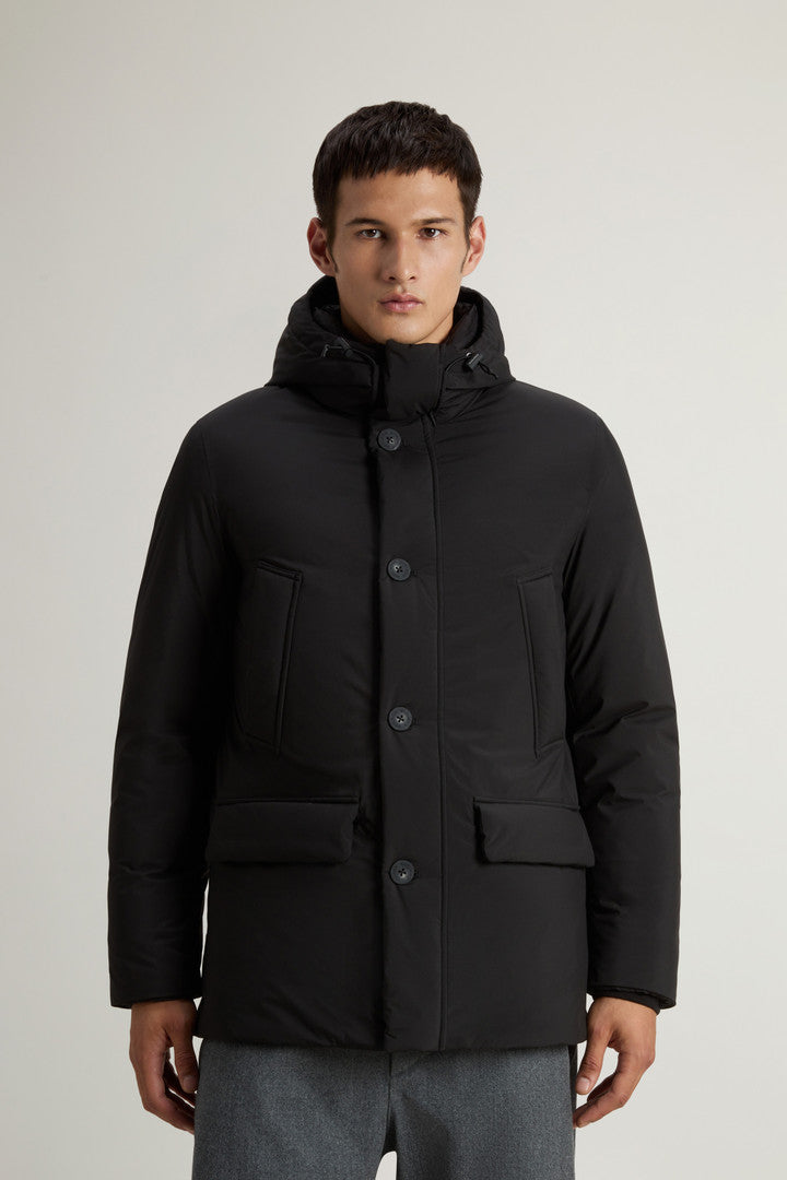 Cloud Arctic Parka with Hood Black