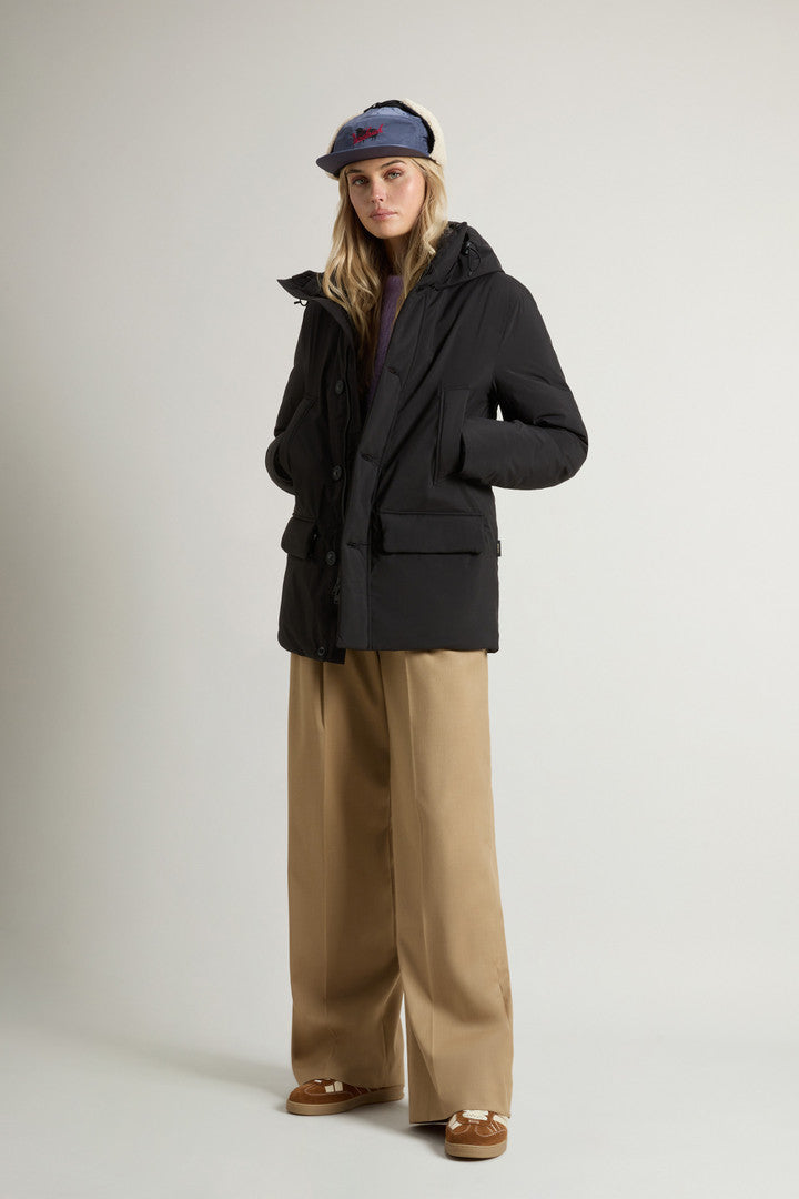 Cloud Arctic Parka with Hood Black