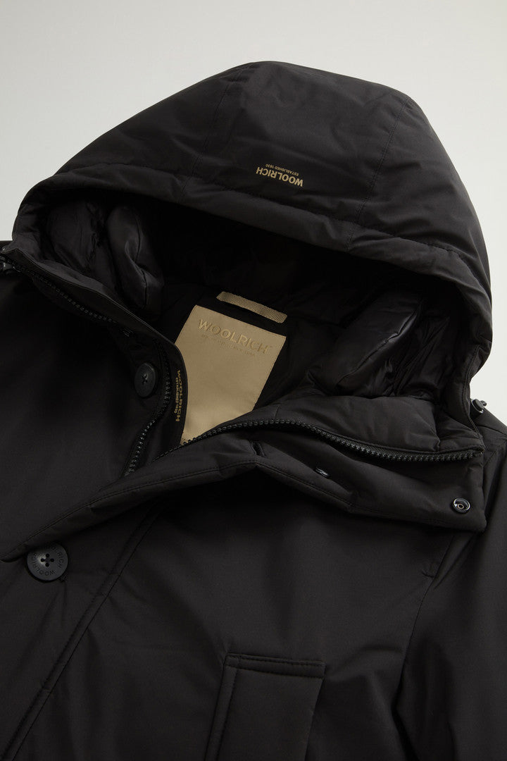 Cloud Arctic Parka with Hood Black