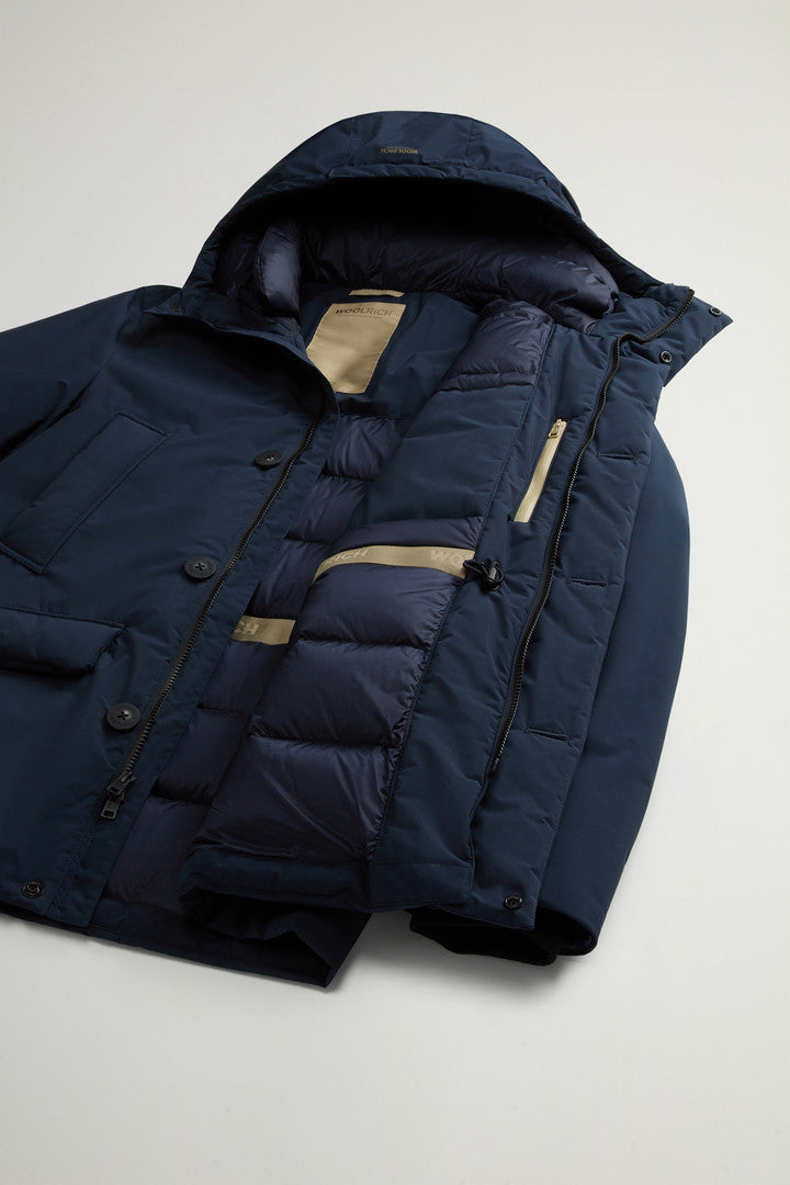 Cloud Arctic Parka with Melton Blue